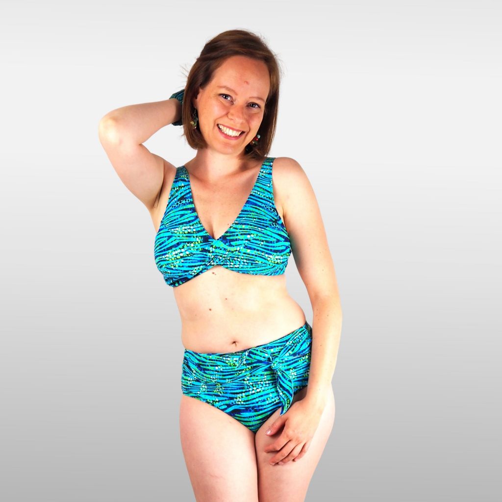 Hilor Damen Tankini-Top Mit Bügel – Schlankmachendes Bade-Oberteil Mit Bauchkontrolle Für Große Brüste