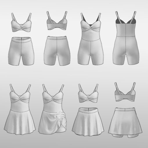 Papillon Add on Skort Größe 32-50 [Digital] – Bild 8
