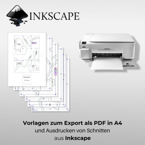 Multi-Vorlagen zum Ausdruck im A4 Format für Inkscape [Digital]